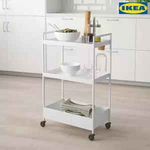 (무료배송) [이케아 무료배송]이동식 3단 카트 트롤리 IK1015