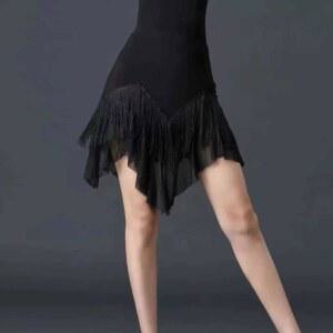 태슬 라틴 스커트 여성 하의 에어로빅 라인댄스복 BTR