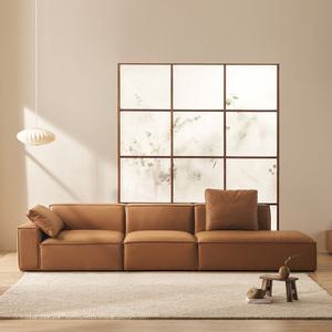 레이디가구 로운 천연가죽 모듈 소파 3인/4인