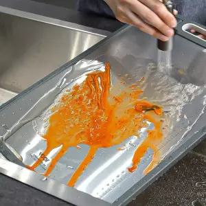 [보아르][비밀특가][SUS316 스테인레스] 퓨어스텐 양면 도마 듀얼칼갈이 도마