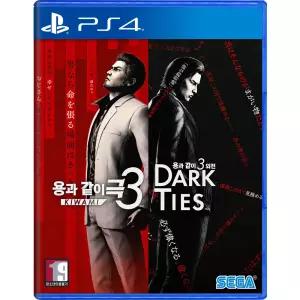 PS4 용과 같이 극3 + 용과 같이3 외전 DARK TIES (한글판)