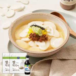 면사랑 간편 멸치떡국세트 (쌀떡국떡 1kg 2봉+깔끔한멸치육수500g)