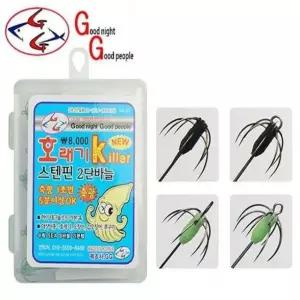 오징어 쭈꾸미 선상 낚시용 2단 바늘 세트 (WFKNRTR)