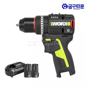 웍스 WU135T.2 충전 함마 드라이버드릴 12V 2.5Ah 2팩 3모드 속도조절 컴팩트형 BL