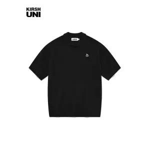 [키르시](대전신세계)맨 스몰 체리 폴로 니트 [블랙]