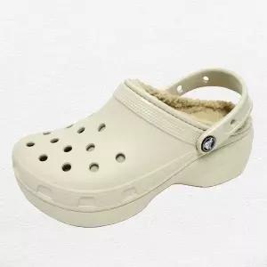[크록스]클래식 라인드 겨울 베이지 207938-2Y2