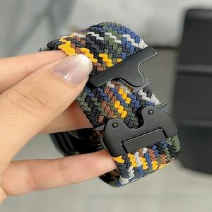 구글 픽셀 워치 4 3 스트랩 45mm 액세서리 스포츠 나일론 팔찌 코레아 밴드용 패러슈트 브레이디드