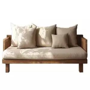 모던 원목쇼파 4인용 프레임 소파 우드 거실 블랙브라운 나무 쇼파 원목