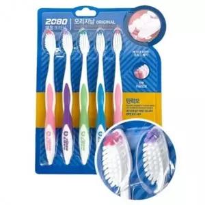 ( )2080 칫솔 치석 양치 브러쉬 프라그제거 탄력모 치솔 5개입