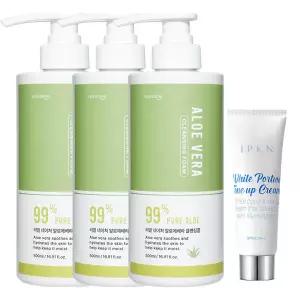 코스메이트 네이처 알로에베라 클렌징폼 500ml 3개+톤업크림