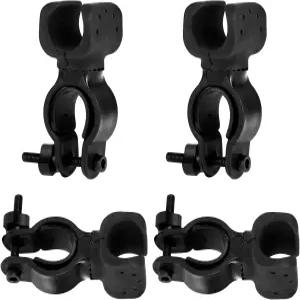 하리엔디 4 PCS 보행기용 지팡이 홀더 휠체어 보행기 액세서리 노인용 유니버설 목발 스틱 브래킷 고정