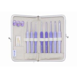 TEM 에티모 세트 무라사키 라벤더 코바늘 뜨개질 튤립 001