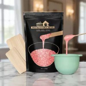 브라질리언 셀프 왁싱 키트 스타터킷 로즈 450g