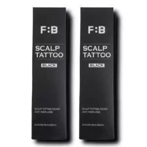 [기타] 포뷰트 두피 타투 정수리 헤어라인 커버 블랙 15g 2개