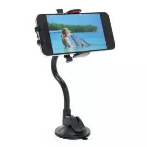 유리흡착 자바라 스마트폰 거치대 자동차핸드폰거치대 차량거치대