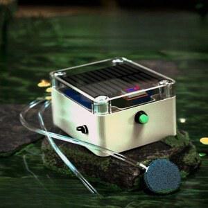 태양열 낚시용 기포기 산소 370펌프 야외 낚시 아이스박스 절약 물펌프 기포발생기 모델