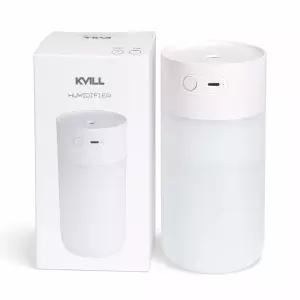 케이빌 USB 미니 가습기 400ml (6시간/12시간 자동전원차단, 무드등, 통세척) 사무실 탁상용 차량용