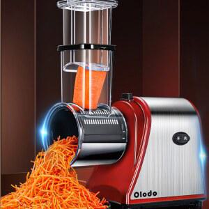 전동 채칼 전기 야채 스테인리스 채써는기계 야채슬라이서 채썰기 편썰기 절단기 화이트