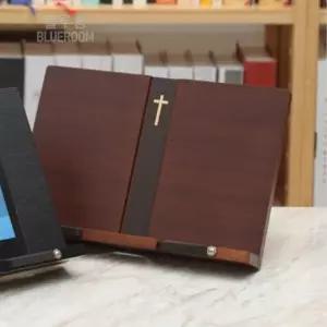 교회 성경책 거치대 받침대 원목 독서대 아이패드 눕서대 필기대