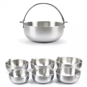 인덕션 가스렌지 하이라이트 사용가능 통3중 스텐 27종 포차 이자카야 오뎅탕 어묵탕 샤브샤브 캠핑 냄비