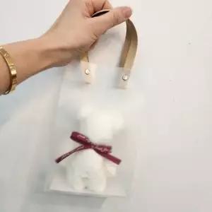 답례품 크림 핸드타월 곰 모양 손수건 구디백 개업선물 행사선물 곰모양 백일잔치 유치원