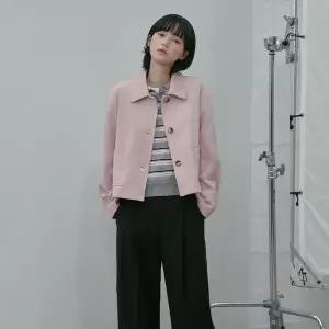 [LAP](대전신세계)포켓 카라 페이크 레더 자켓 AS1LZ261