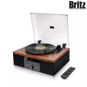 Britz 브리츠 BZ-TP5000 LP 턴테이블 레트로 블루투스 스피커