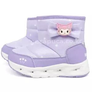 라온샵 쿠로미 글리터 라이팅 발광 반목 부츠 어린이 방한화