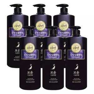 리엔 보윤 두피 딥클렌징 샴푸 지성 두피용 1000mL x 6개