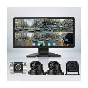 덤프트럭 대형버스 캠핑카 건설기계 4채널 블랙박스 CCTV 모니터