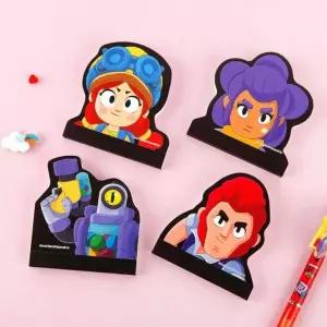 브롤스타즈 메모지 인기 캐릭터 문구 스티커 노트