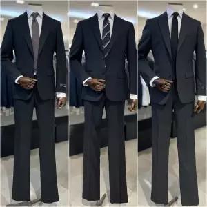 [롯데백화점]레노마 S/S 무광택 양모혼방 출퇴근/행사/면접 다계절 스판정장3종1택 RRAISJ123A EK3653