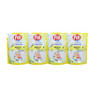 프릴 시크릿 오브 베이킹소다 주방세제 퓨어레몬 리필 1L x4개