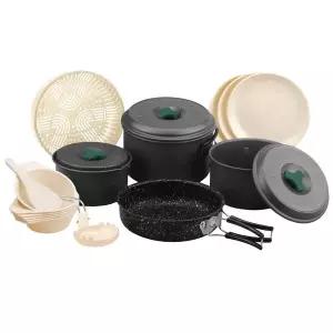 티에라 국산 5-6인용 경질 코펠 세트 가방포함 - 아웃도어 식기/코펠/냄비/그릇