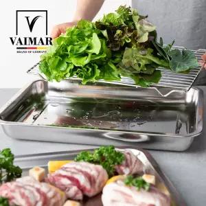 [바이마르] 올스텐 사각 트레이 4호세트 (+집게)