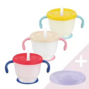 [내일도착] 릿첼 첫걸음 머그 스텝업세트(빨대컵+드링킹컵) 유아 첫 연습용 물컵