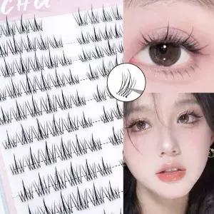 KC인증 셀프 속눈썹세트 인조속눈썹 10줄 120개 재사용 아이메이크업 화장도구