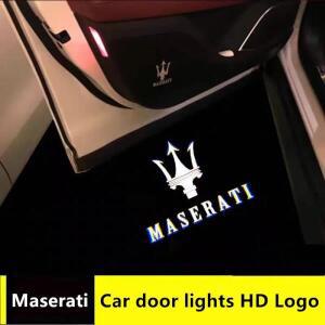 마세라티 로고 라이트 섀도우 2개 레반테 기블리 콰트로포르테 SQ4 SQ2 도어