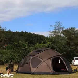 위오 야크돔 550 특대형 반구형 쉘터 돔텐트 풀루프 사계절용 리빙쉘 돔형텐트 대형