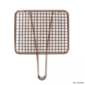 황동 석쇠 철판 - T1/철판 석쇠/그릴/캠핑/고기굽는판