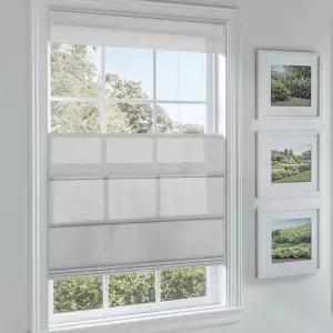 설루굿 탑 다운 업 윈도우용 드릴 로만 쉐이드 없음 도구 자외선 차단 단열 블라인드 설치가 간편함 광