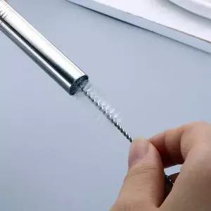 [골드스마일]스테인리스 10개입 20cm 세트 스트로우 세척솔 빨대