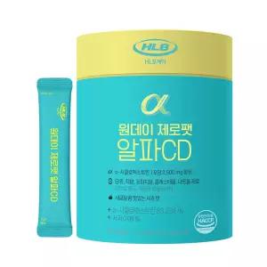 HLB제약 원데이 제로팻 알파 CD 3g x 60포 당류제로
