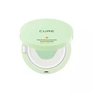 김정문알로에 큐어 아쿠아 마일드 쿨링 선쿠션 리필 기획(25g+리필)