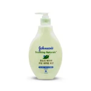 존슨즈 베이비 수딩 내추럴 너리싱 바디 로션 크림 400ml 유아스킨케어 아기 분크림 향좋은 부드러운