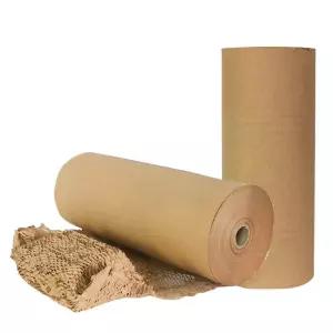 종이 완충재 재사용 벌집 뽁뽁이 포장 50M 80M재 뽁이 택배지 크라프트지 재활용지 책지 포장지 완충제 에