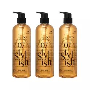 꽃남자 헤어젤 500ml 3묶음젤 글레이즈 에센스 엣센스 영양젤 스타일링젤 링젤