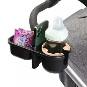 [하프클럽/골피아]3IN1 유모차 컵홀더+스마트폰거치대(피치) 컵홀더