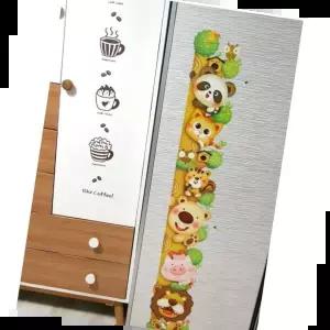 선물 유아 아동방 포인트 벽 인테리어 키재기 스티커 동물