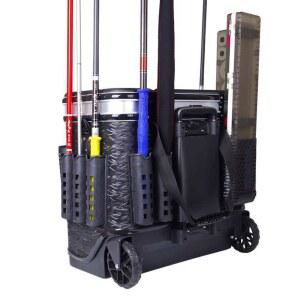 샤크팡 낚시 트렁크 박스 1 그레이 한치 32L 사각박스 바퀴달린 상자